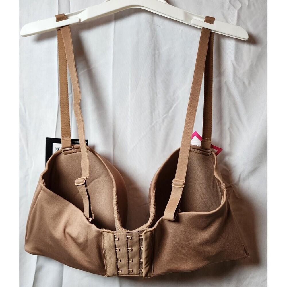 New Maidenform Women's Brown Wireless Lightly Line Bra Adjustable Straps 34D - Picture 4 of 5